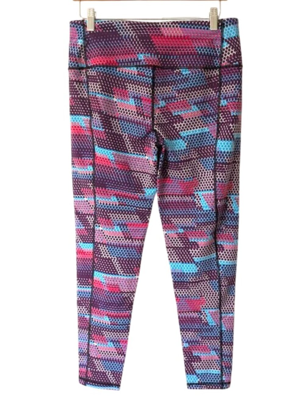 Like New Victoria's Secret VSX Knockout Leggings‎ Polka Dot Size L - Picture 4 of 6